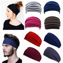 1pc Absorbent Cycling Yoga Sport Sweat Headband For Men and Women Yoga Hair Bands Head Sweat Bands Sports Safety Accessories 2024 - buy cheap