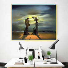 Citon Salvador Dali《Archeological Reminiscence Millet's Angelus》Canvas Art Oil painting Artwork Picture Decor Home Decoration 2024 - buy cheap