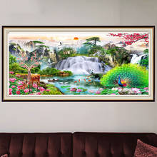 3d rhinestone Feng Shui Landscape Painting 5d diy diamond painting cross stitch full drill diamond embroidery mosaic F18 2024 - buy cheap