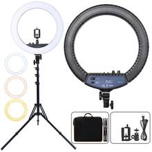Fusitu 18 inch 55W Photographic Lighting Led Ring Light With Tripod For Camera Phone Youtube Tiktok Round Ring Lamp Aro De Luz 2024 - buy cheap