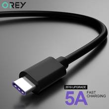 OREY Type C 5A Quick Charge Cable for Huawei P20 USB C Cable for Samsung/Xiaomi/Huawei USB-C Charging Cable 2024 - buy cheap