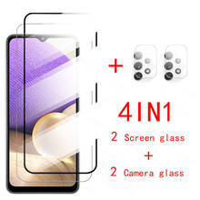 Vidrio Templado 4 en 1 para Samsung Galaxy A32 5G A31 A30, Protector de pantalla, película de lente de cámara de cubierta completa para Samsung A32 2024 - compra barato