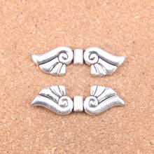 4pcs Charms angel wings bead 14x44x5mm Antique Pendants,Vintage Tibetan Silver Jewelry,DIY for bracelet necklace 2024 - buy cheap