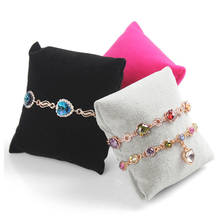 Velvet Pillow Bracelet Bangle Watch Chain Holder Jewelry Display Stand Organizer 2024 - buy cheap