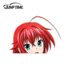 Jump Time High School DxD Rias Gremory 279 Cute Anime Girl Peeker Vinyl Decal Window Waifu Car Stickers 2024 - buy cheap