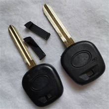 DAKATU10PCS  With Logo Blank Transponder Key Shell For Toyota Rav4 Prado Camry Yaris Corolla Replacement key shell toy43 blade 2024 - buy cheap