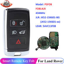 KEYECU 5 Button 434MHz Fob Keyless For Land Rover Velar Range Discovery 2017 2018 2019 2020 PSFOB / FOBL4LR Smart Remote Key 2024 - buy cheap