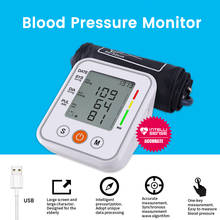 Monitor superior de presión automática, tonómetro, esfigmomanómetro, tensiómetro Digital, medidor de presión 2024 - compra barato