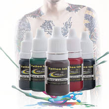 Tintas de tatuaje para arte corporal, pigmento de planta Natural permanente, 21 colores 2024 - compra barato