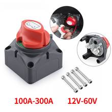 Selector de batería para coche, Kit de interruptor giratorio de desconexión, 12V-60V, 100A-300A, para camión, RV, barco marino 2024 - compra barato