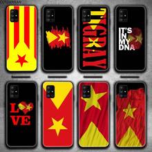 Tigray capa de celular com bandeira para samsung galaxy, a21s, a01, a11, a31, a81, a10, a20e, a30, a40, a50, a70, a80, a71, a51 2024 - compre barato