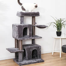 Cat Tree House Cat Window Luxury Kitten Jumping Bed House Scratching Post For Cat Funny Hanging Ball Kitten Toy Kitten Furniture 2024 - buy cheap