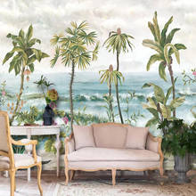Milofi custom 3D wallpaper mural tropical style American plant art background wall decoration painting wallpaper 2024 - buy cheap