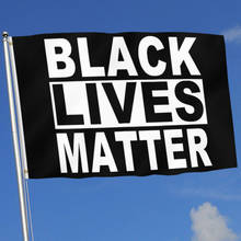 3x5 pies de BLACK LIVES MATTER casa Banner bandera de paz decoración colgante fiesta en casa al aire libre protesta 2024 - compra barato