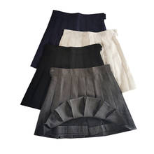 Mini saia plissada feminina, saia de cintura alta a-linha, harajuku, mini saias curtas de verão para meninas, estilo escolar, saia de mulher 2024 - compre barato