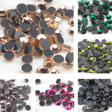 1440PCS HotFix rhinestones ss3-ss30 high quality shiny crystal ABStrass stone rubber back iron suitable for clothes on rhineston 2024 - buy cheap