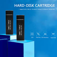 Carcasa de disco duro externo M2 a 10gbps, USB tipo C, 10gbps, para NVME, PCIE, NGFF, SATA, clave M/B, protocolo Dual 2024 - compra barato