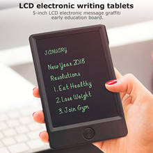 Mini tableta de dibujo LED de 5 pulgadas Tablets digitales de arte Micro electrónico gráficos de dibujo de pluma tableta con pluma con batería 2024 - compra barato