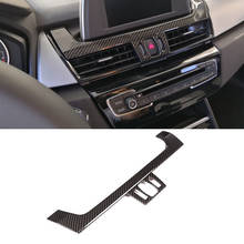 Carbon fiber ABS Console Navigation Screen Frame Sticker For BMW 2 Series Tourer F45 F46 2015-2018 Car Cover Trim Strip 2024 - buy cheap