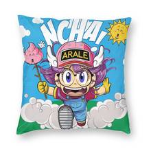 Dr. Спад Чехлы двухсторонняя 3D печать Arale Norimaki аниме Подушка Чехол для дивана из ПВХ на заказ Подушка Чехол домашнего декора 2024 - купить недорого