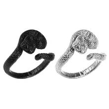 2020 New Men's Ring Retro Animal Snake Shaped Opening Adjustable Alloy Material Jewelry Gift Direct Sales Hot Sale 2024 - buy cheap