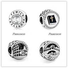 925 Sterling Silver Charm Vintage Openwork Venice Rialto Bridge Beads Fit Women Pandora Bracelet & Necklace DIY Jewelry 2024 - buy cheap