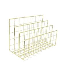 3 Layers Iron Book Magazine Document Storage Shelf Stand Dormitory Office Supply Iron Storage Durable Rack 2024 - buy cheap