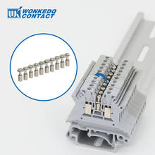 1Pc FBI10-4 Wiring Jumpers For UK1.5N UK1.5 Connector FBI 10-4 DIN Rail UK Terminal Block Accessories Fixed Bridge 2024 - buy cheap