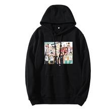 Cartoon Haikyuu Print Unisex Hoodies Volleyball Printing Men Hoodie Harajuku Sweatshirt Daily Casual Streetwear Women Hoodies 2024 - buy cheap