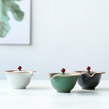 Japanese Style Heat Resistant Glaze Kiln Pot Ceramic Handmade Retro Stoneware Kung Fu Tea Set Sopera De Ceramica Gaiwan 2024 - buy cheap