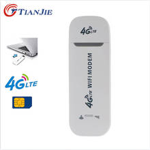 TianJie 4G WiFi Router LTE USB Modem Wireless Broadband Mobile Hotspot 3G Unlocked Dongle with SIM Slot Card Stick Data 2024 - buy cheap