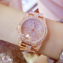 Luxury Brand Diamond Women Watch 2019 Rhinestone Elegant Ladies Watches Gold Clock Wristwatch Stainless Steel relogio feminino 2024 - buy cheap
