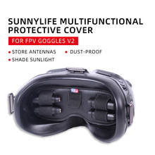 Cubierta protectora para DJI FPV gafas V2 A prueba de polvo parasol Pad antena Micro SD Almacenamiento de tarjeta para DJI FPV Combo Accesorios 2024 - compra barato