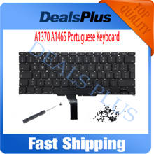 A1370 A1465 Portuguese Keyboard with Screws For Macbook Air 11" A1370 A1465 PT Keyboard 2011 2012 2013 2014 2015 Year 2024 - buy cheap