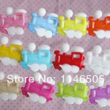 40pcs Mixed kids accessories Train Shape Button 20mm*12mm Plastic Sewing Mini Button Garment Button ZK0205 2024 - buy cheap