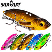 Sunlure 5PCS VIB Lures 3D Eyes Floating 5g-7g-10g-15g Spoon Painting Fishing Lure Hard Bait Fishing Tackle Treble Hook 2024 - buy cheap