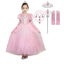 Elsa Dress for Kids Winter Princess Snow Queen 2 Party Costumes Little Girl Sequins Mesh Prom Gown Chritmas Gift Clothing 2024 - buy cheap