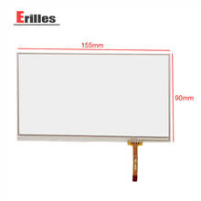 New 6.5 inch 4 line 155mm*90mm 155*90 resistive touch screen panel for car DVD GPS navigation 2024 - buy cheap