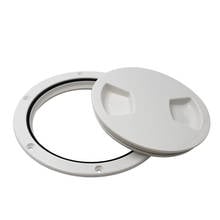 Marine Deck Plate, 5-1/2 Inch Marine Hatch Cover Pull Out Inspection Hatch for Boat Kayak Canoe, White 2024 - buy cheap