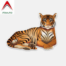 Aliauto Personalized Animal Tiger PVC Car Sticker Decal Accessories for Motorcycles KIA Nissan Skoda Peugeot,16cm*11cm 2024 - buy cheap