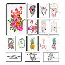 Dream Catcher Metal Tin Sign Cartoon Flamingo Fantasy Chic Plaque Home Decor Living Room Bedroom Wall Sticker Iron Painting 2024 - buy cheap