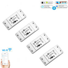 DIY WiFi Smart Light Switch Universal Breaker Timer Wireless Remote Control Works with Alexa Google Home Smart Home 4Pieces 2024 - buy cheap