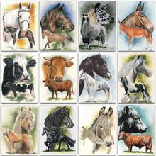 5D DIY Diamond Painting Kit animals horse Alpaca cow donkey Full Square&Round embroidery mosaic Cross stitch Paint home decor 2024 - buy cheap