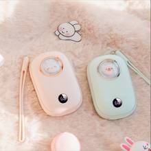 Digital Display Cute Heater Hand Warmer Pad USB Rechargeable Temperature Control Power Bank Double-Sided Heating Heater Warm 2024 - buy cheap