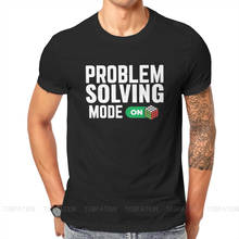 Speed Solving Mode On TShirt For Men Cube 3D Puzzle Camisetas Novelty T Shirt Soft Printed Fluffy 2024 - buy cheap