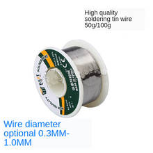 2pcs/lot the tin wire of Beisite solder wire contains rosin with tin content of 55% 0.3/0.4/0.5/0.6/0.8/1.0mm 2024 - buy cheap