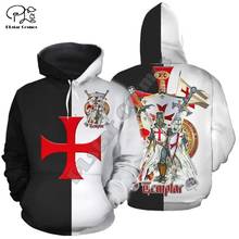 Mens women knight templar warrior 3d all over printed Hoodies unisex long sleeve Sweatshirts jacket pullover tracksuit 2024 - buy cheap