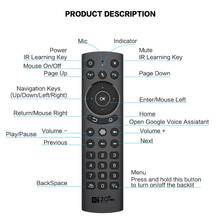 G20S Pro Voice Air Remote Mouse Backlight Infrared Learning Gyro 2.4G Wireless Remote Control for Android TV BOX SmartTV 2024 - buy cheap