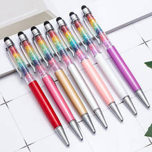 Bolígrafo multicolor de Metal con punta de bola, bolígrafo creativo multifunción para escritura, suministros de papelería escolar 2024 - compra barato