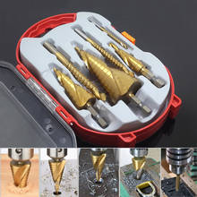 6Pcs HSS Steel Titanium Step Drill Bit Set 4-12/20/32mm Metal Hole Cutter Wood Cone Core Drilling Hole Saw Tool+3,6,8 Saw Drill 2024 - buy cheap